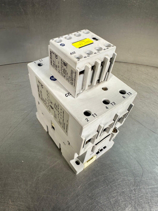 Allen Bradley 100-C72*00 Contactor Relay w/ Allen Bradley 100-F (4B-29