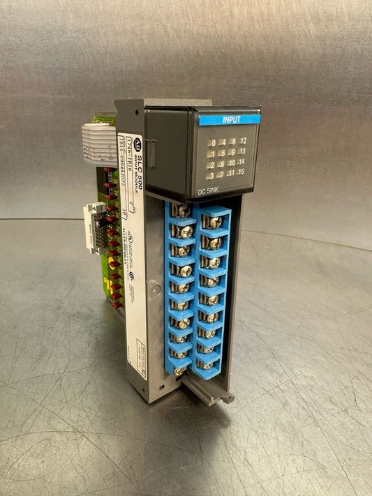 Allen Bradley 1746-IB16 /C  SLC 500 DC SINK Input Module    (6.4.5)
