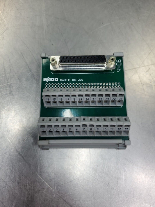 WAGO 4406 25PT Connector Module.                                           3D-35