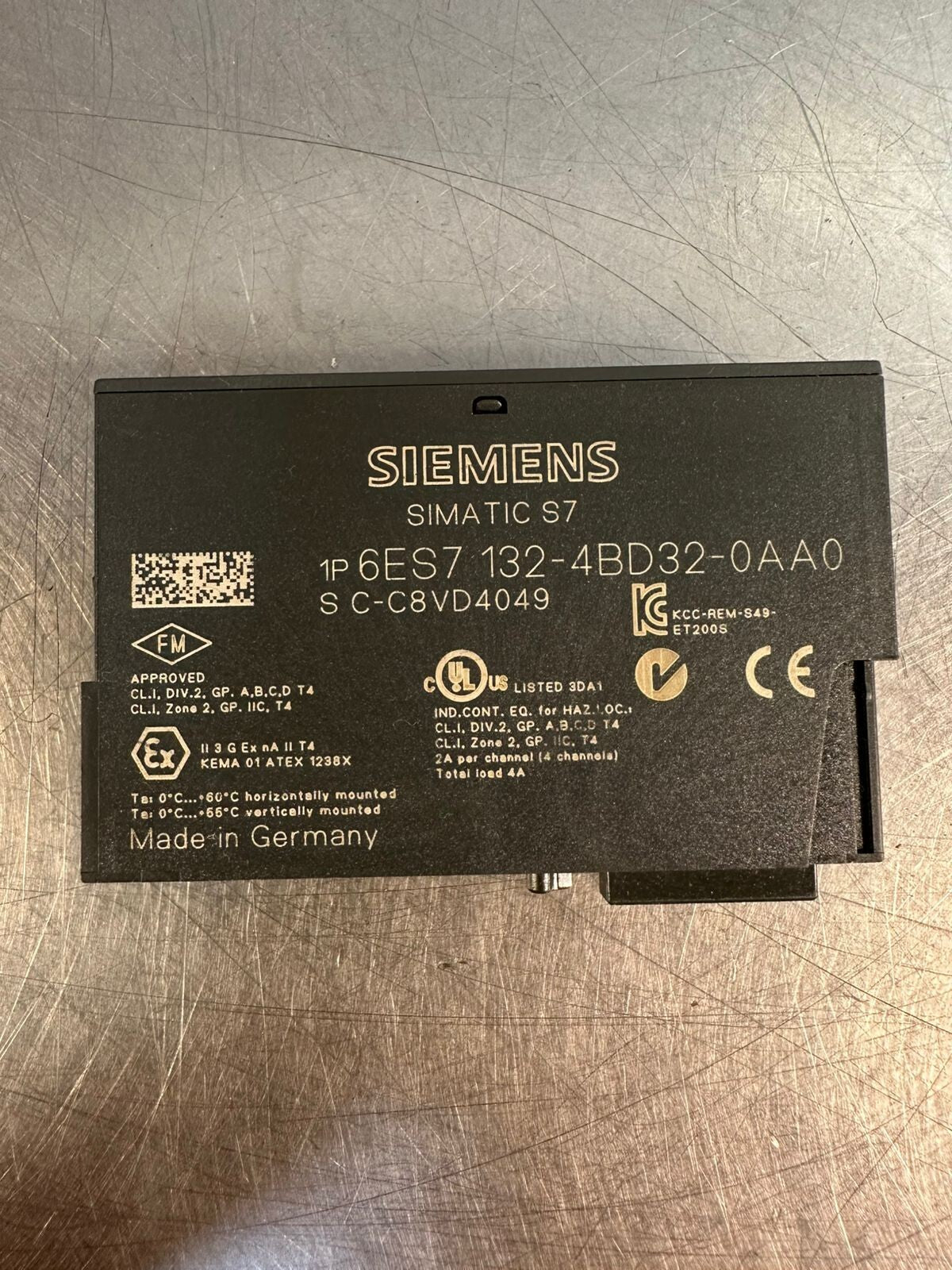 Siemens 6ES7 132-4BD32-0AA0 Simatic S7 DC 24v/2A                   (6.4.3)