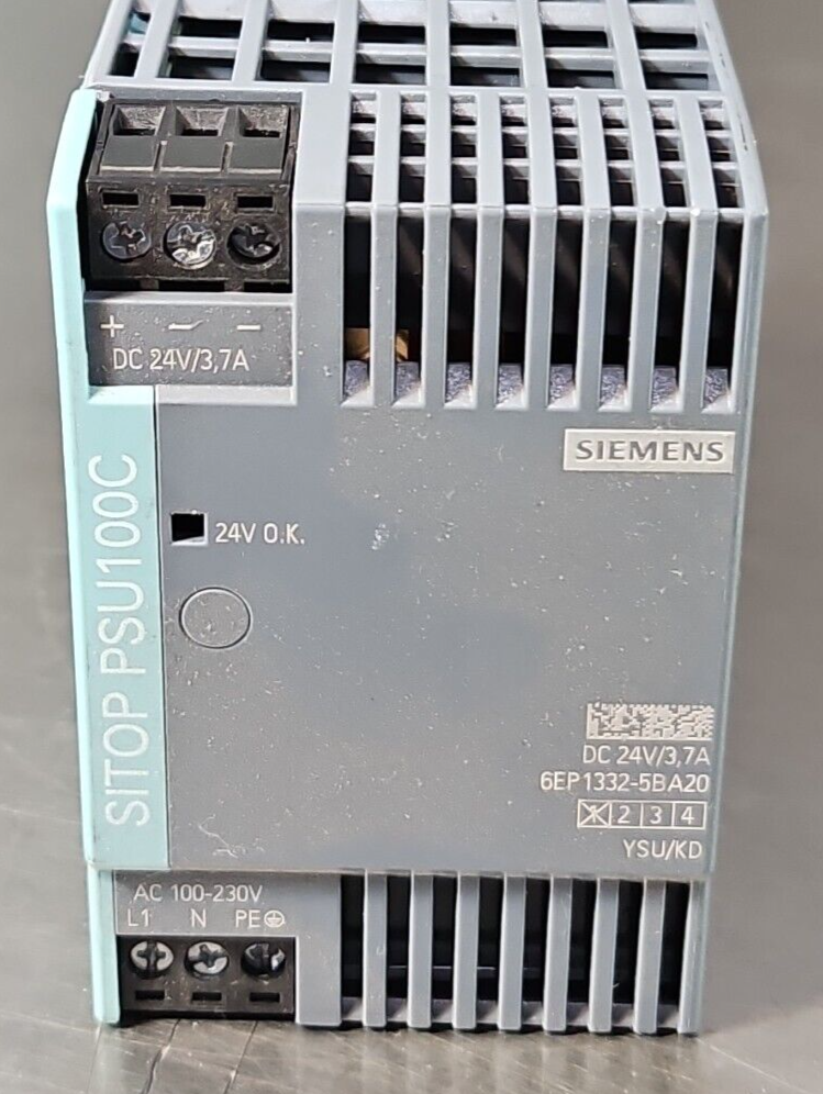 SIEMENS 6EP1332-5BA20 24VDC 3.7A Power Supply                            loc4A14