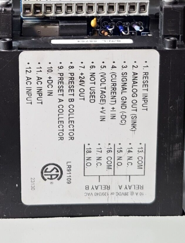 Hoffman A-666DL / MS310RTAS1  junction box  w/relay                     (BIN411)
