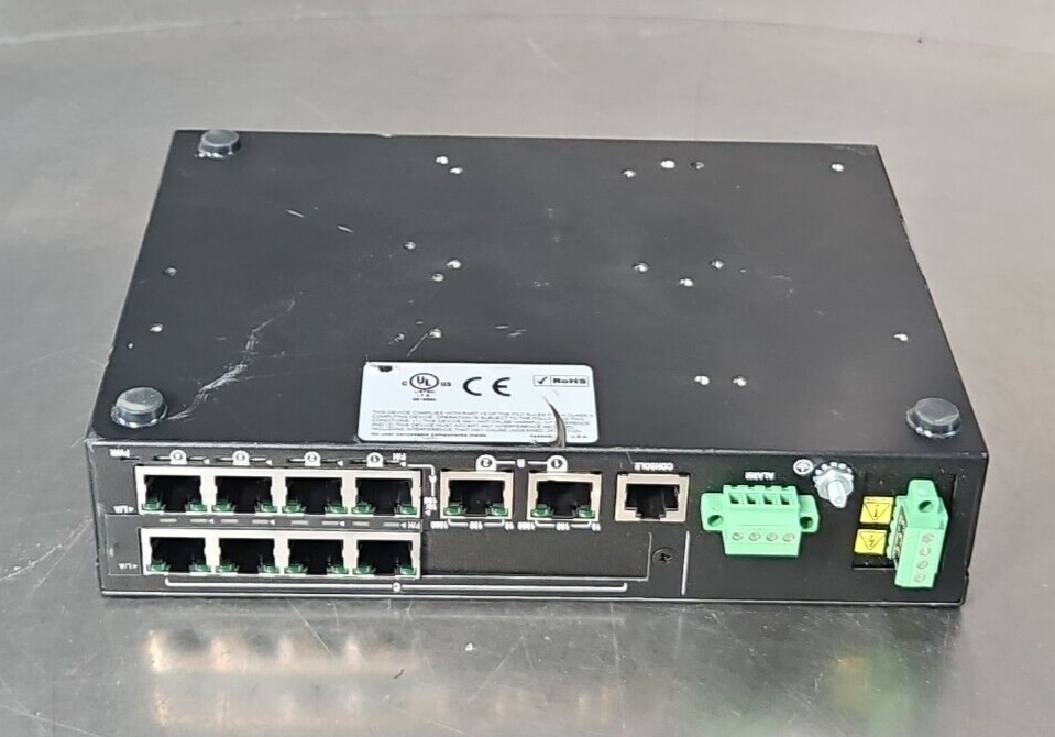 GE Multilin ML 810 Managed Switch Model ML81024VDPC1H1C8X               (BIN244)