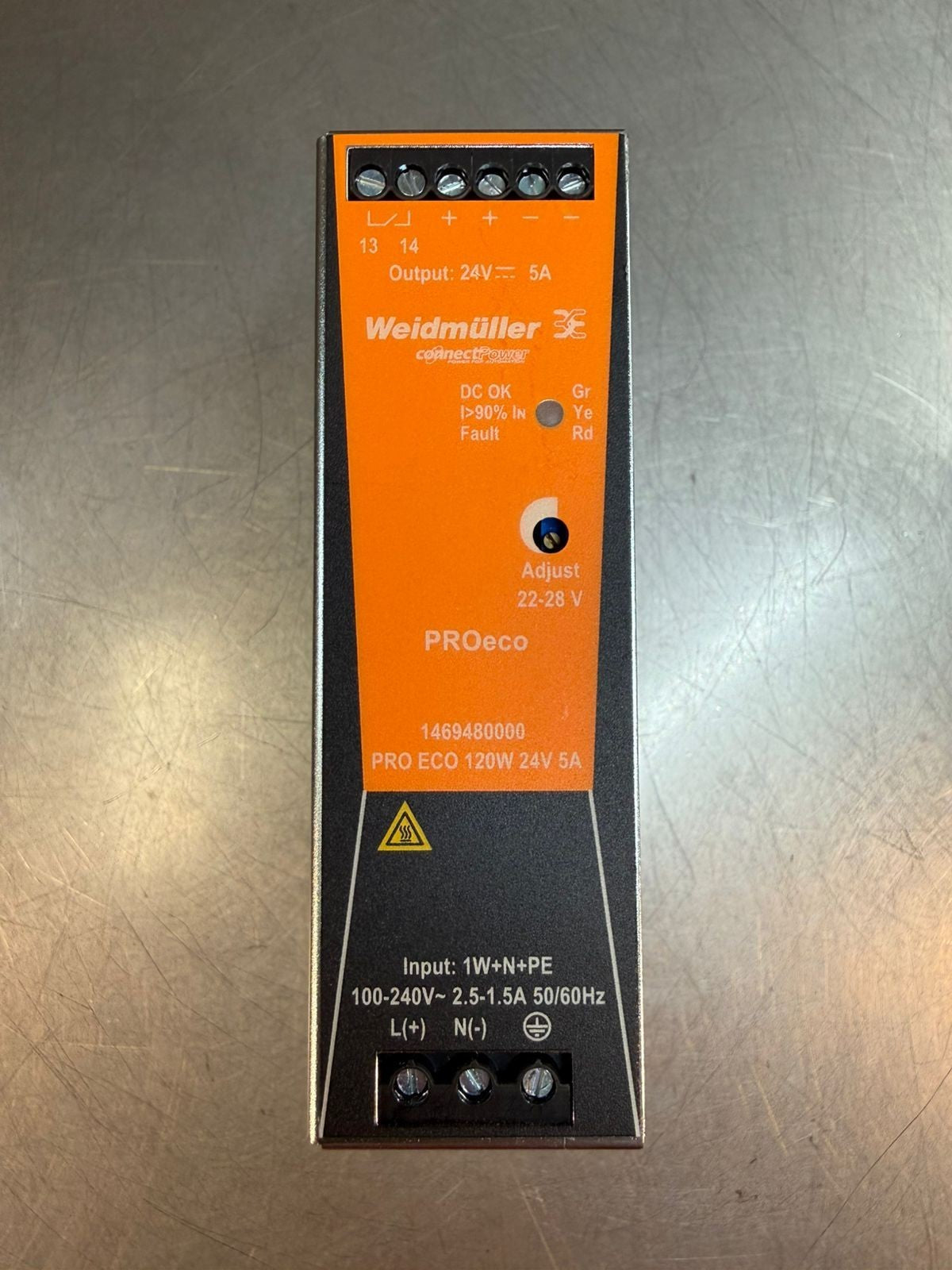 Weidmuller Switching Pro Eco 120W 24V 5A 1469480000                (7.3.1)