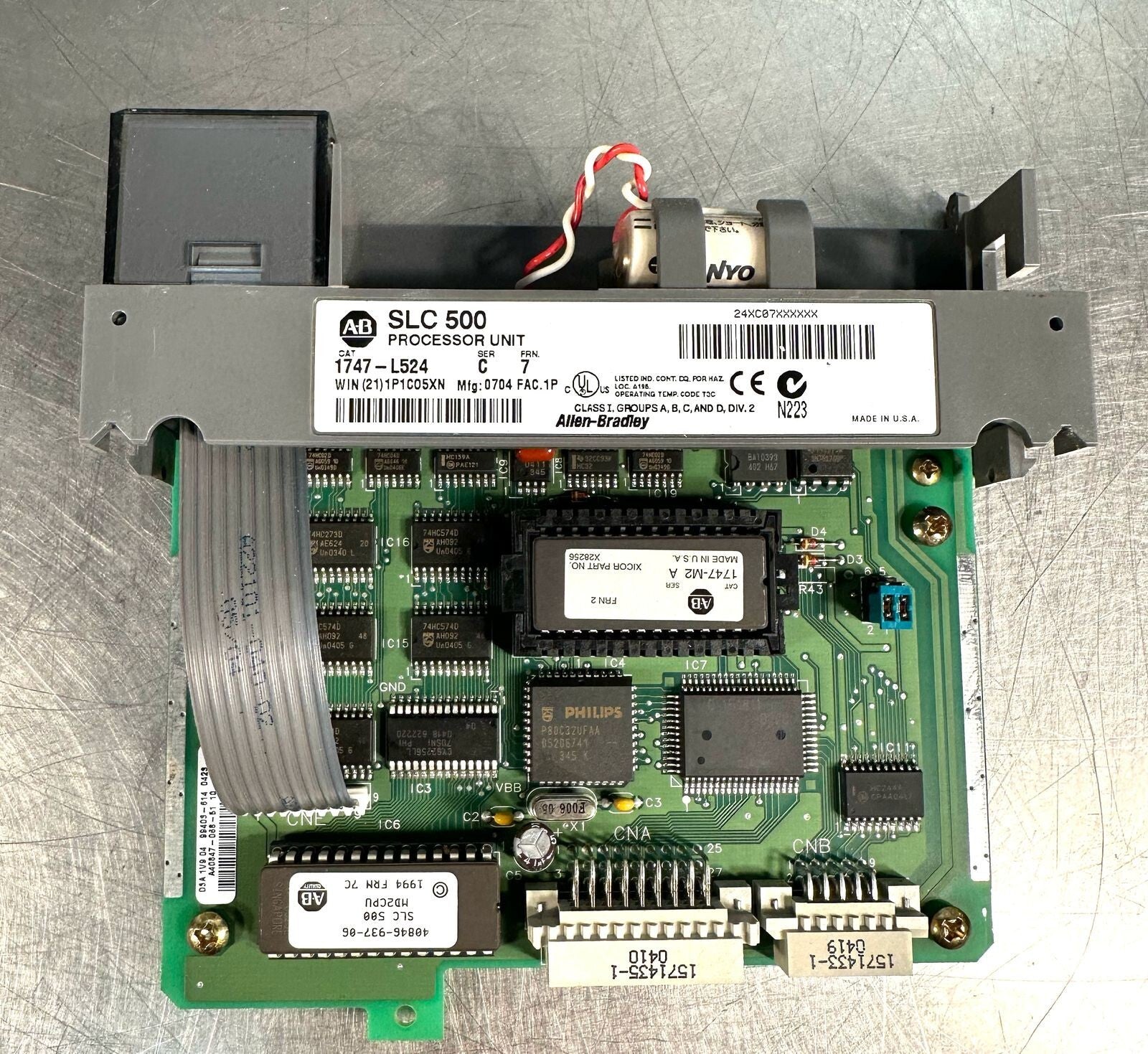 Allen Bradley 1747-L524 /C Processor Unit FRN. 7   (7.4.1)