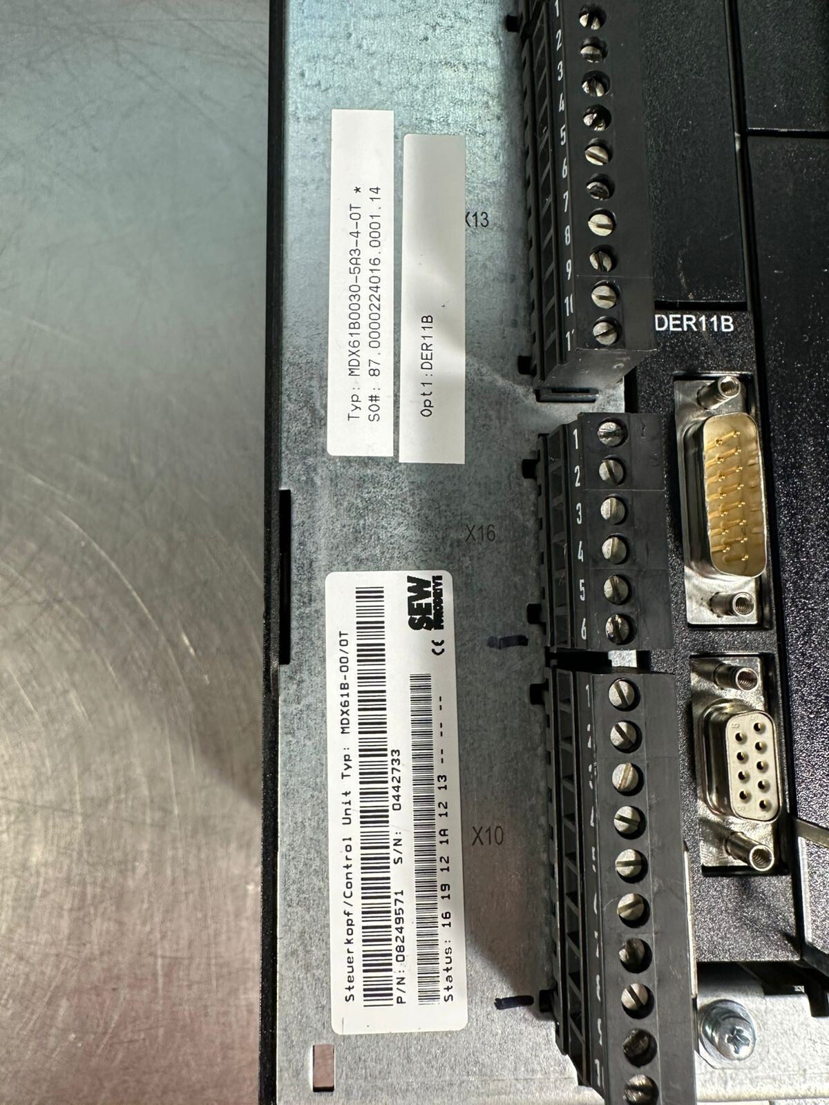Sew Eurodrive MDX61B0030-5A3-4-0T INVERTER DRIVE 380-500V               (12.5.6)