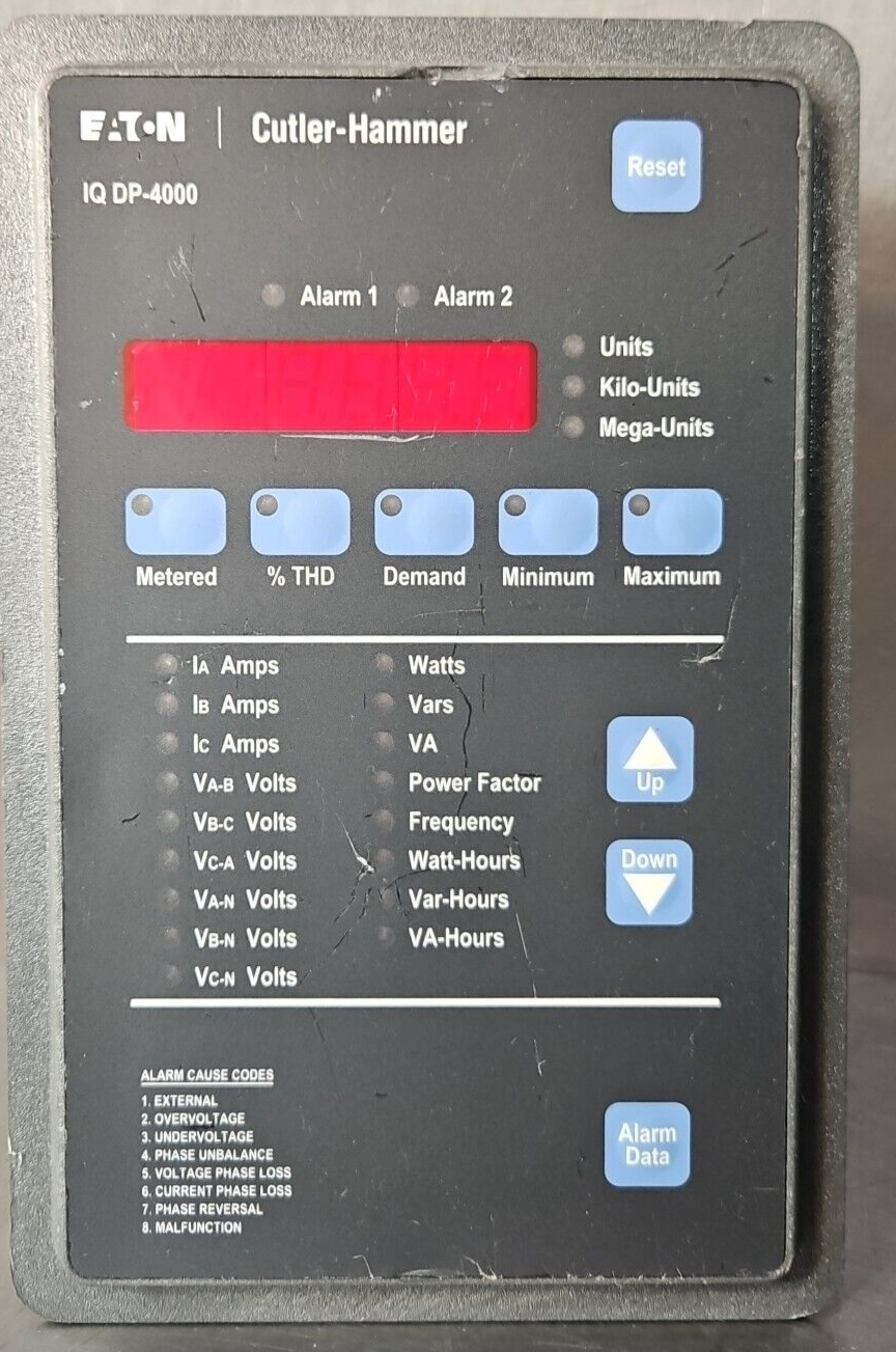 Eaton Cutler Hammer IQ DP-4000 Power Monitor                            (BIN251)