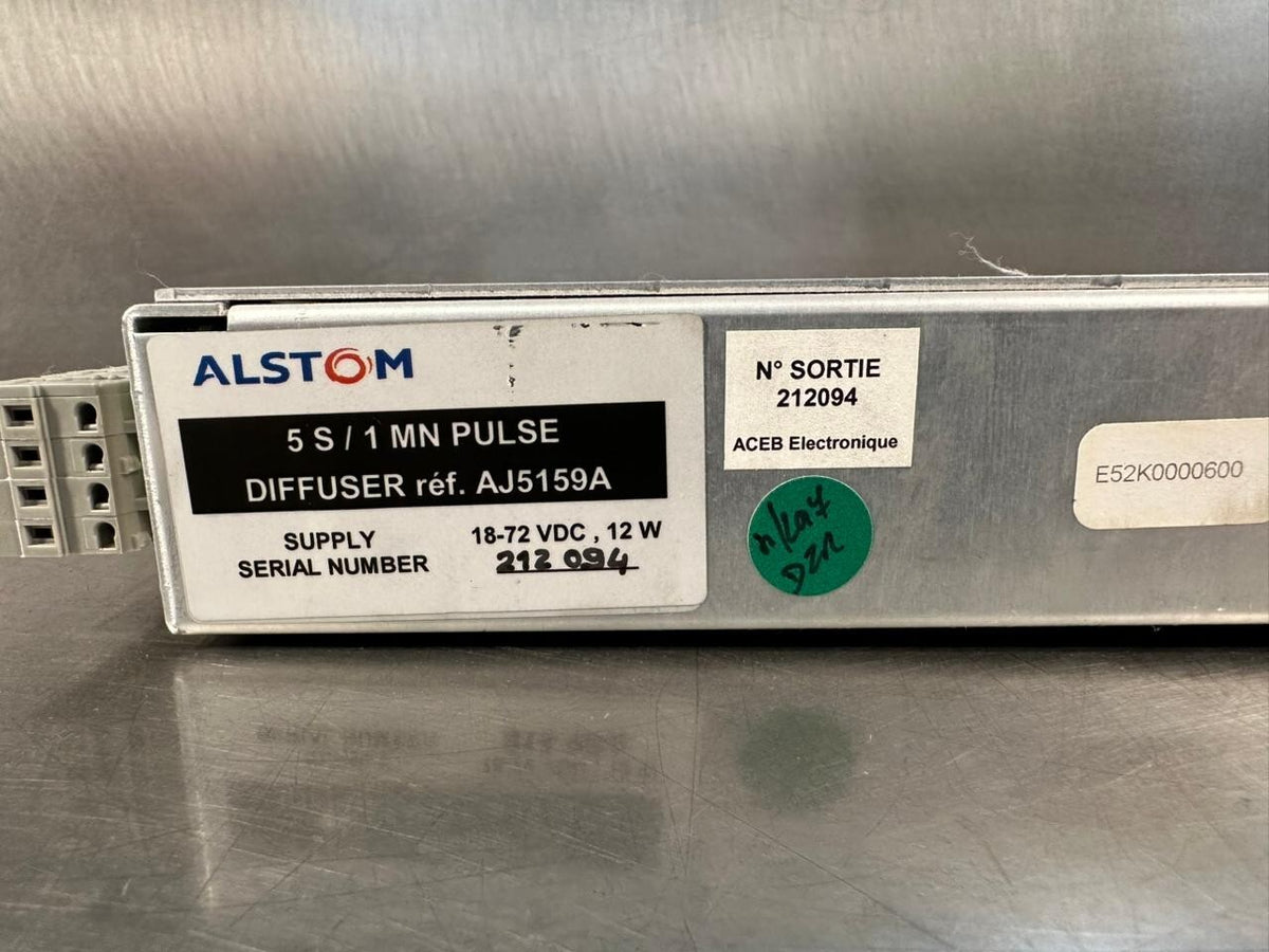 Alstom 5S/1 MN Pulse Diffuser AJ5159A / E52K0000600 18-72 VDC, 12W  (9.5.3)
