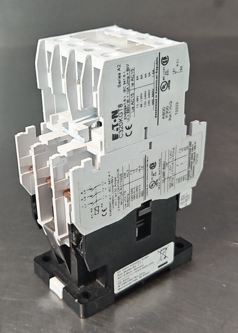 Eaton/Cutler-Hammer C320KGT8 Contactor Relay Series A2                  (BIN413)