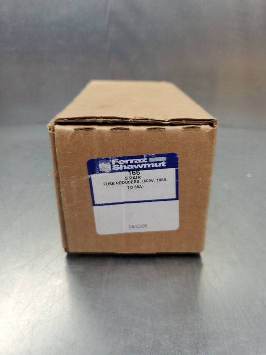 Ferraz Shawmut 166 Fuse Reducer, (600V, 100A to 60A), Lot of 5.            4C-42
