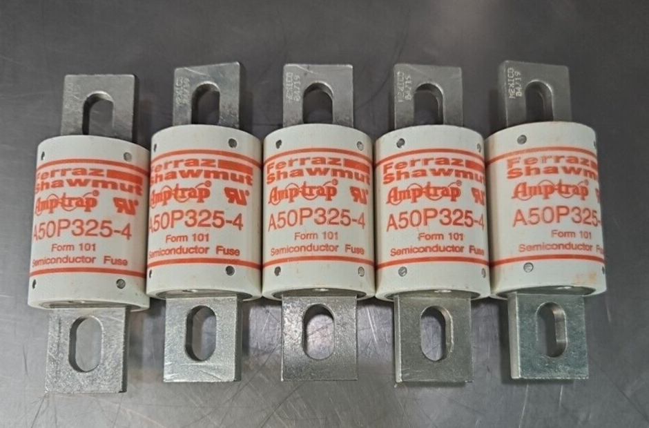 Ferraz Shawmut A50P325-4 325A 500V Fuse Lot of 5                         loc4C43