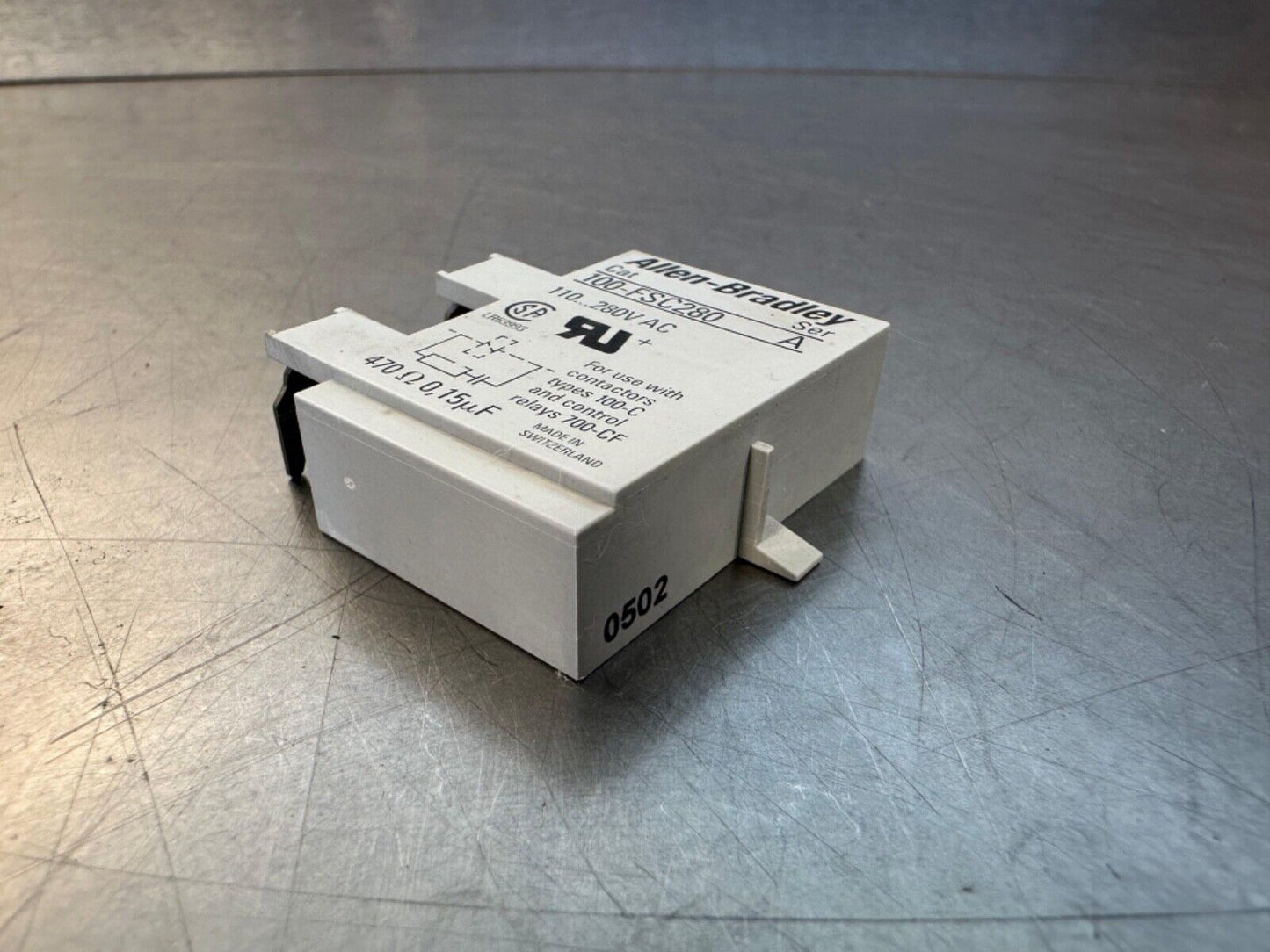 Allen-Bradley 100-FSC280 SER. A Surge Suppressor  100FSC280 (4B-27)
