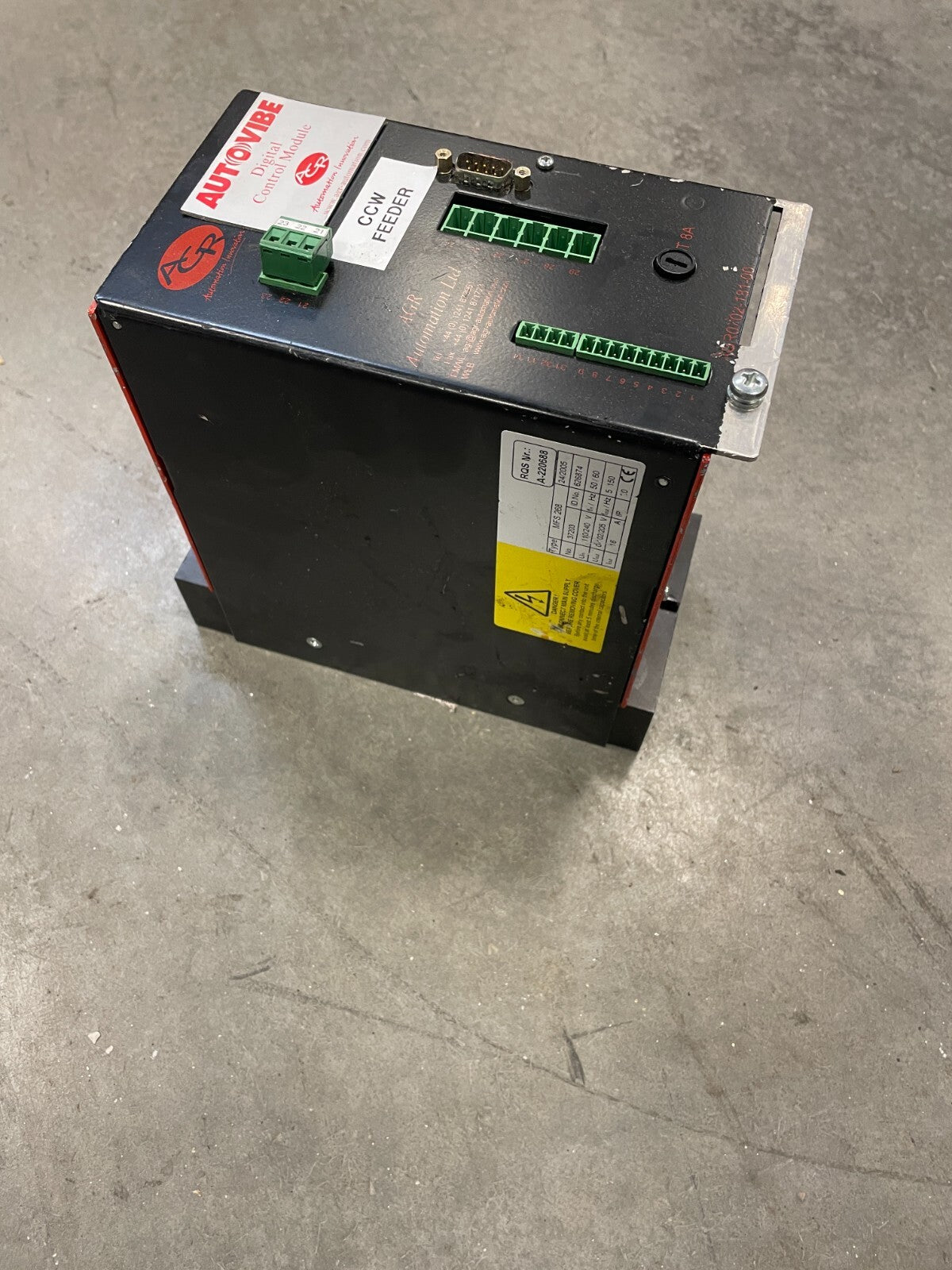 AGR Automation AGR0702-181-00  110-240 Volt 16AMP 5-150Hz Power Supply @1D