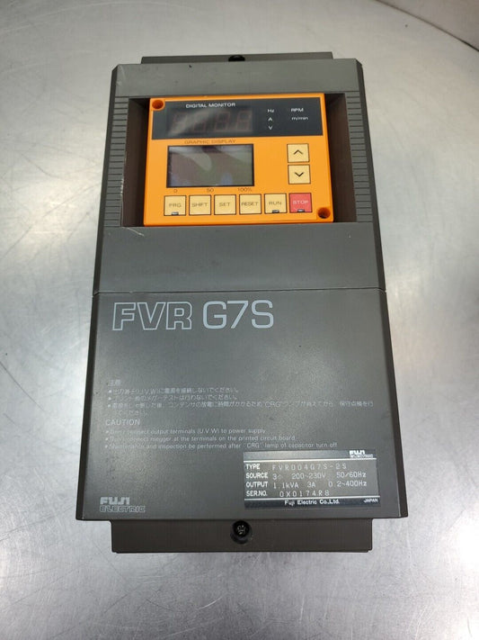 Fuji Electric FVR004G7S-2S 200~230V 3A Drive.                                 1E