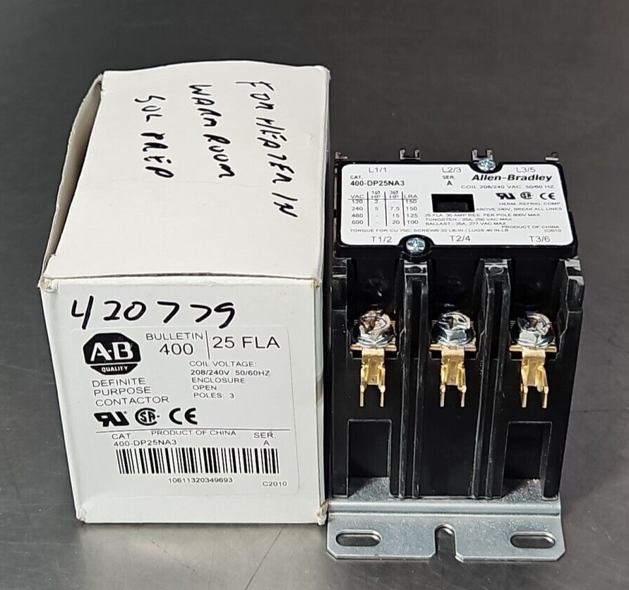 Allen Bradley 400-DP25NA3  Ser A   Contactor                             loc4C32