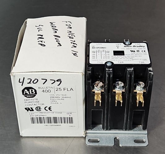 Allen Bradley 400-DP25NA3  Ser A   Contactor                             loc4C32
