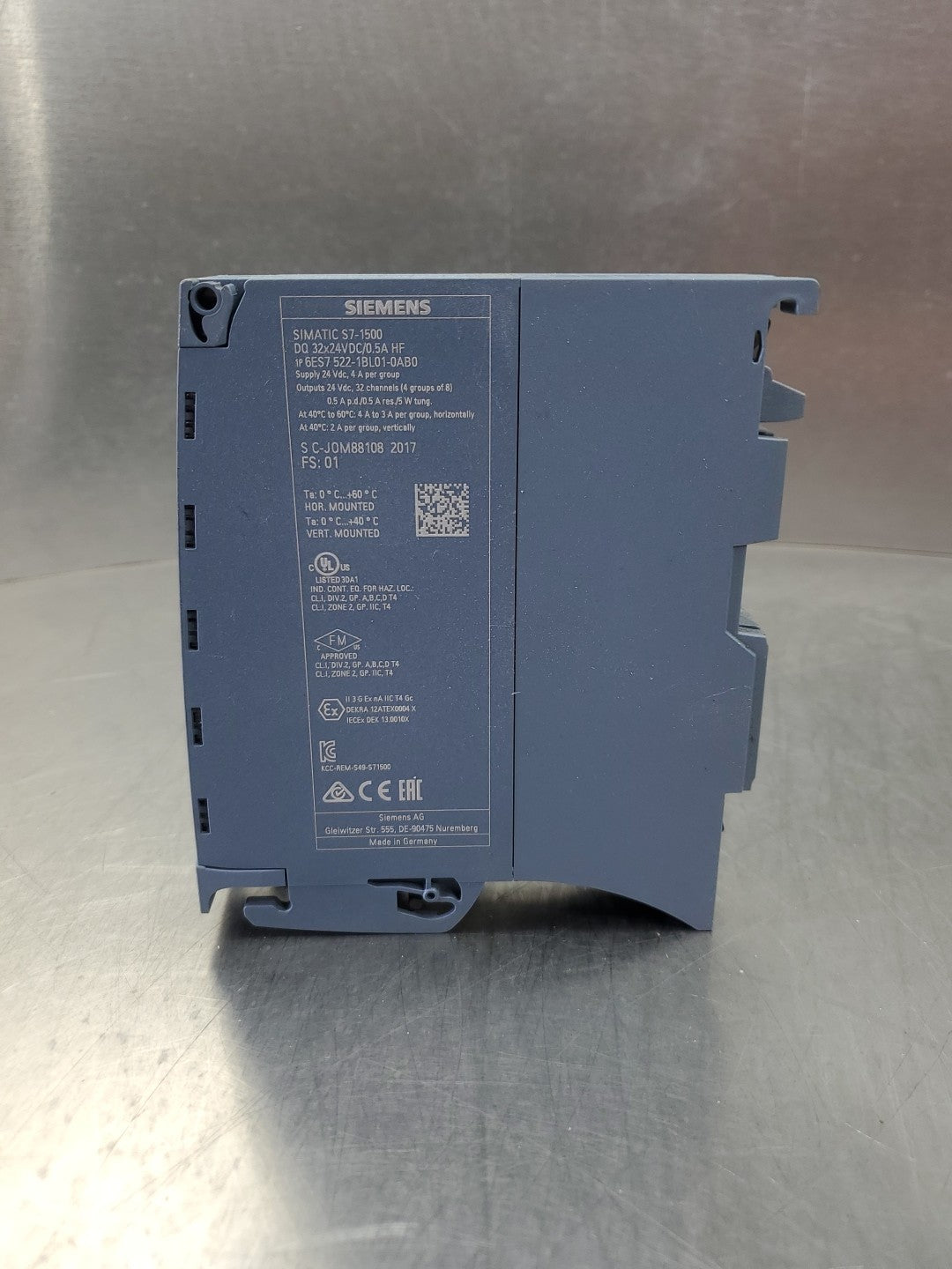 Siemens | 6ES7522-1BL01-0AB0 | Modulo di uscita digitale DQ 32x24VDC/0,5A - Modulo I / O digitale PLC 6ES7522-1BL01-0AB0 | Modulo input/output digitale PLC Siemens | 6ES7522-1BL01-0AB0 | Modulo di uscita digitale DQ 32x24VDC/0,5A - Modulo I / O digitale PLC 6ES7522-1BL01-0AB0 | Modulo input/output digitale PLC