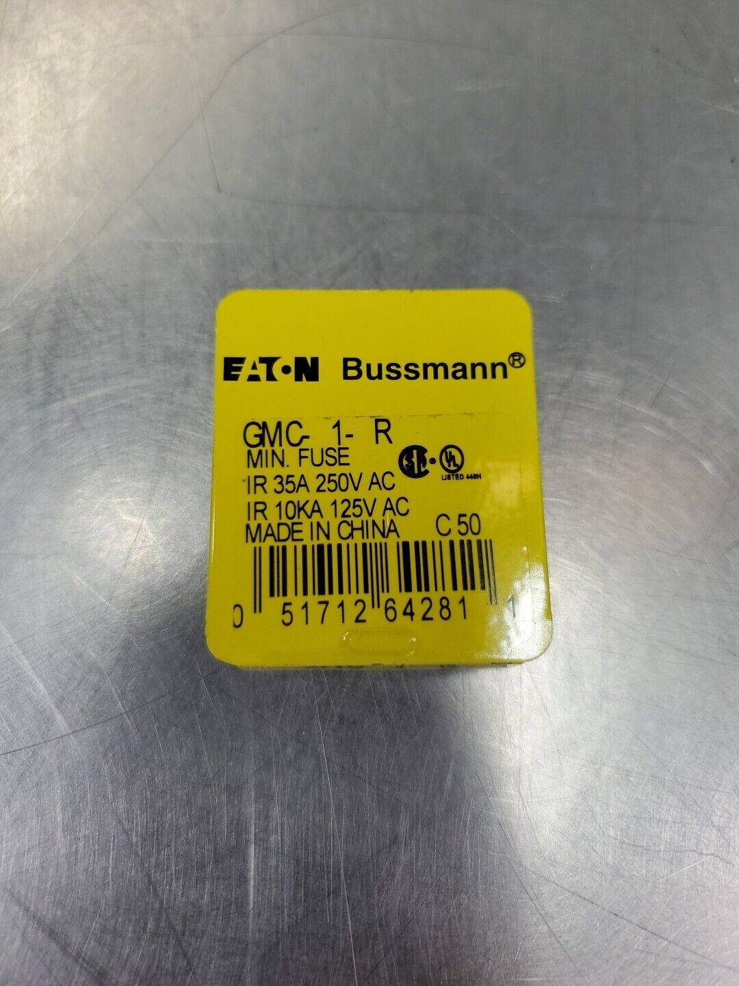 BUSSMANN GMC-1-R Fuse, 35A, Glass, Lot of 5.                               4C-38