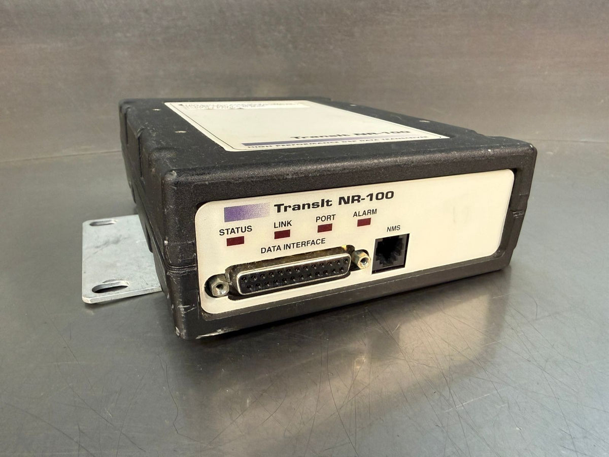 MDS Microwave Data Systems NR-100 Transit NR100XAFNBH Rev:E 13.8 VDC 2.5A(9.3.4)