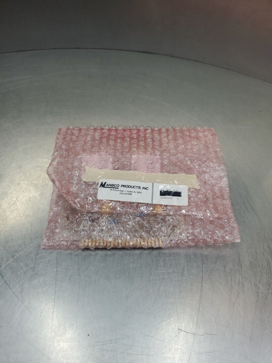 Mansco Products J21 V/I BOARD.                                              3D-2