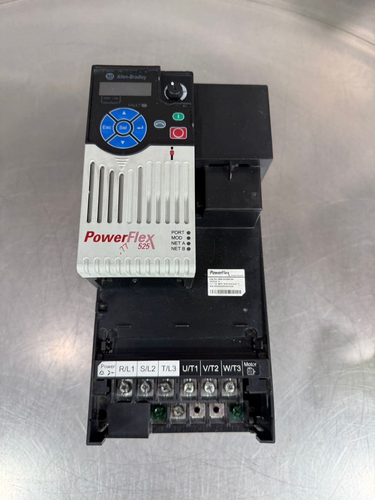 Allen-Bradley 25B-D030N104 PowerFlex 525 11kW / 15Hp 3PH (3.4.2)