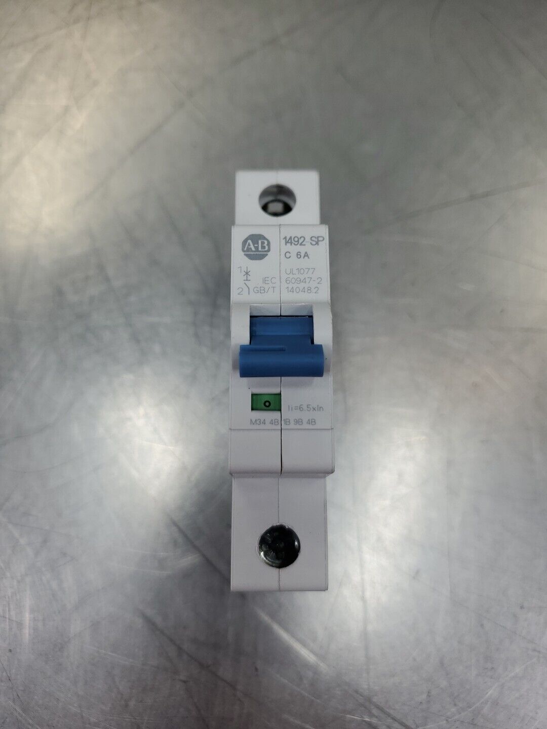 Allen Bradley 1492-SPM1C060 Ser. D 6A Circuit Breaker.                     4D-34