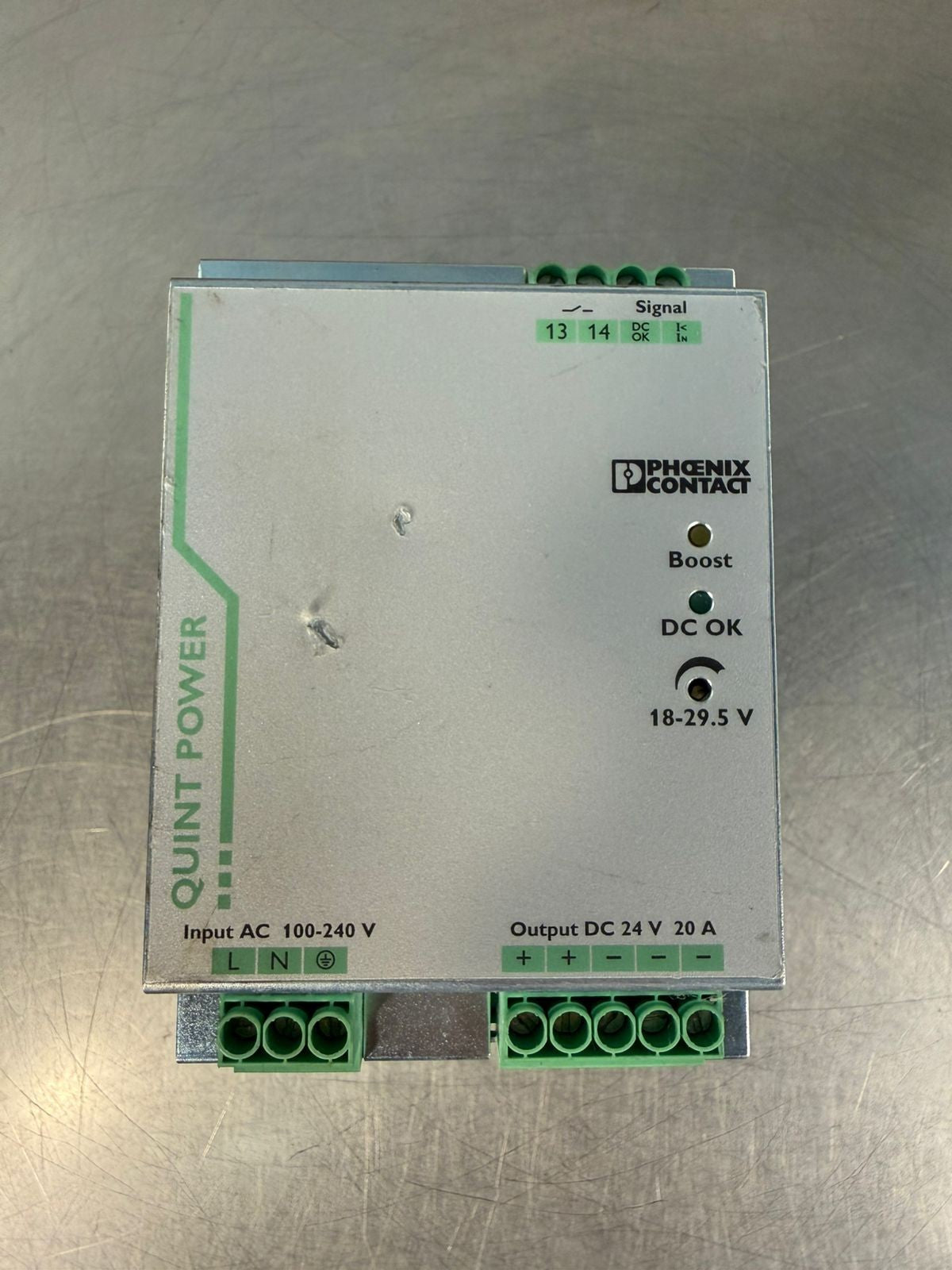 Phoenix Contact Quint-PS/1AC/24DC/20 2866776 Power Supp. 24V 20A   (4.5.1)
