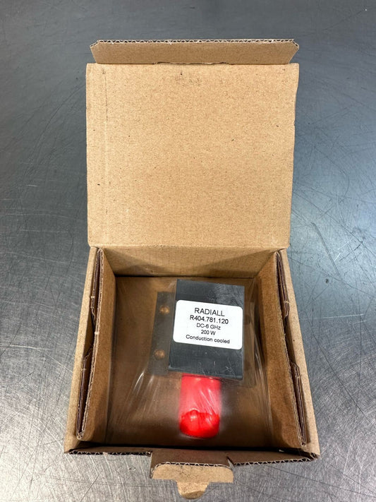 Radiall R404-781-120 Conduction Cooled NEW 200W DC 6 GHZ           (7.2.5)