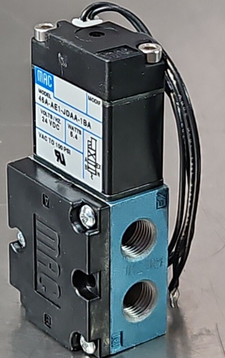 MAC 46A-AE1-JDAA-1BA Solenoid Valve                                     (BIN423)