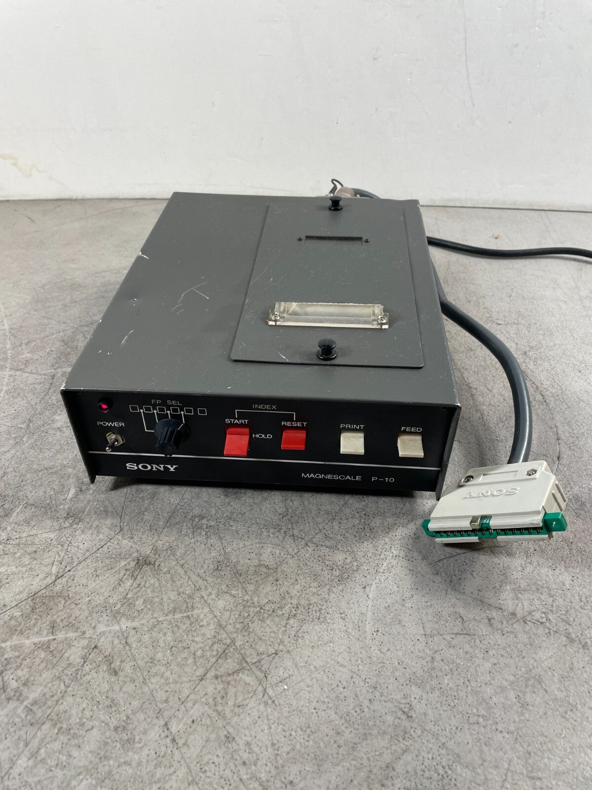 Sony Magnescale P-10 P10 Black Portable 50/60 Hz 20VA Power @2D