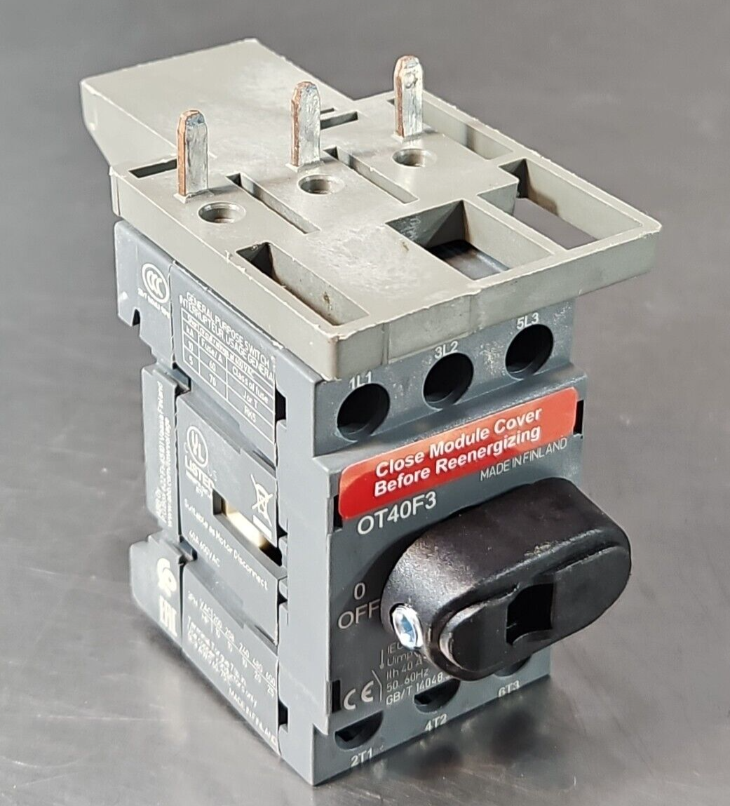 ABB OT40F3 Disconnect Switch 40A 3P                                     (BIN411)