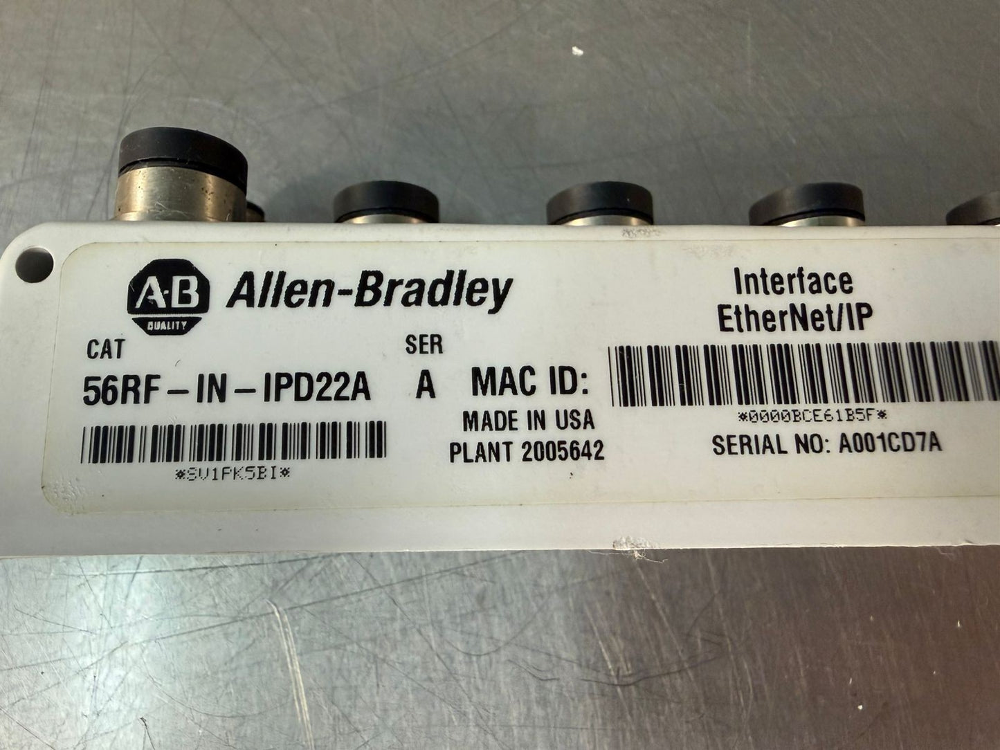 Allen Bradley 56RF-IN-IPD22A /A Ethernet/Ip Interface              (5.4.2)