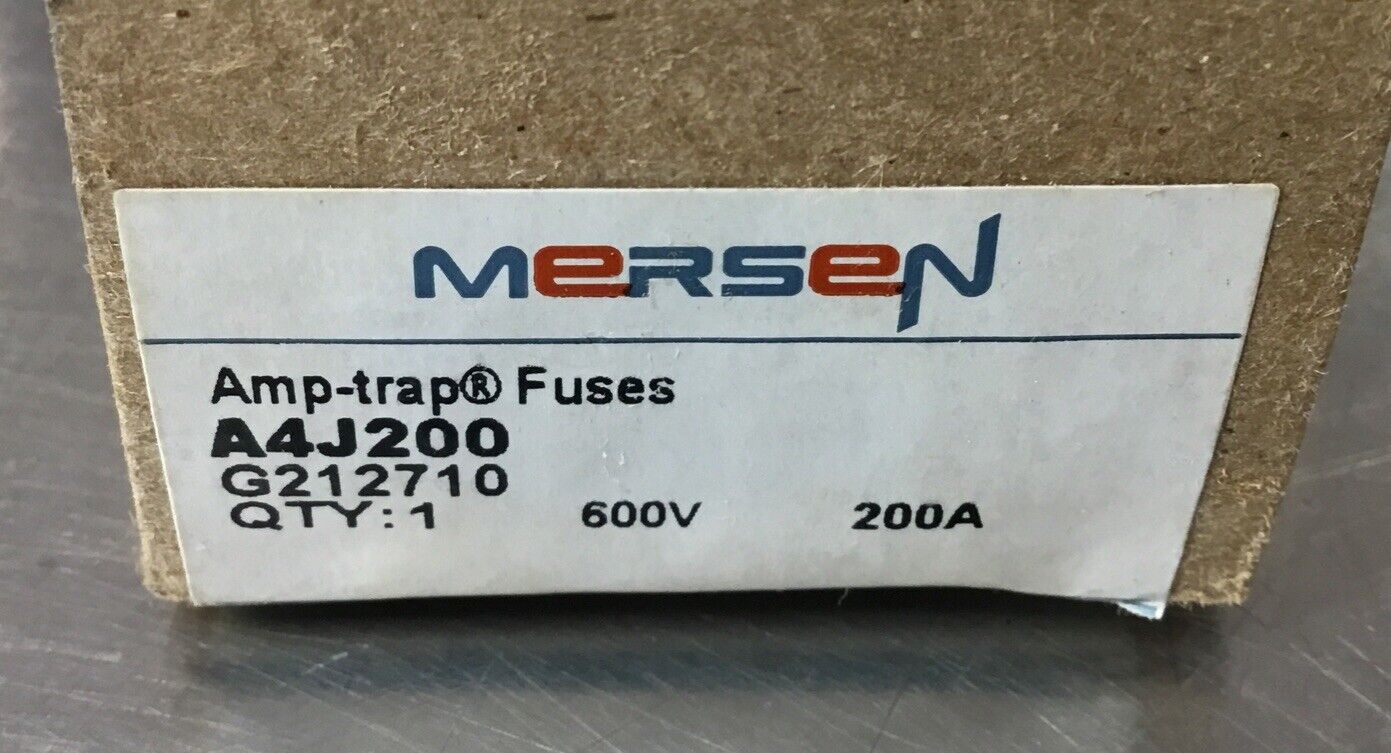 Mersen  A4J200  200Amp 600VAC Class J Current Limiting 300VDC     4B-27
