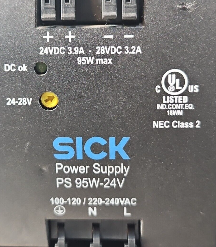 SICK  PS 95W-24V  Power Supply 24VDC 3.9A                                loc4A14
