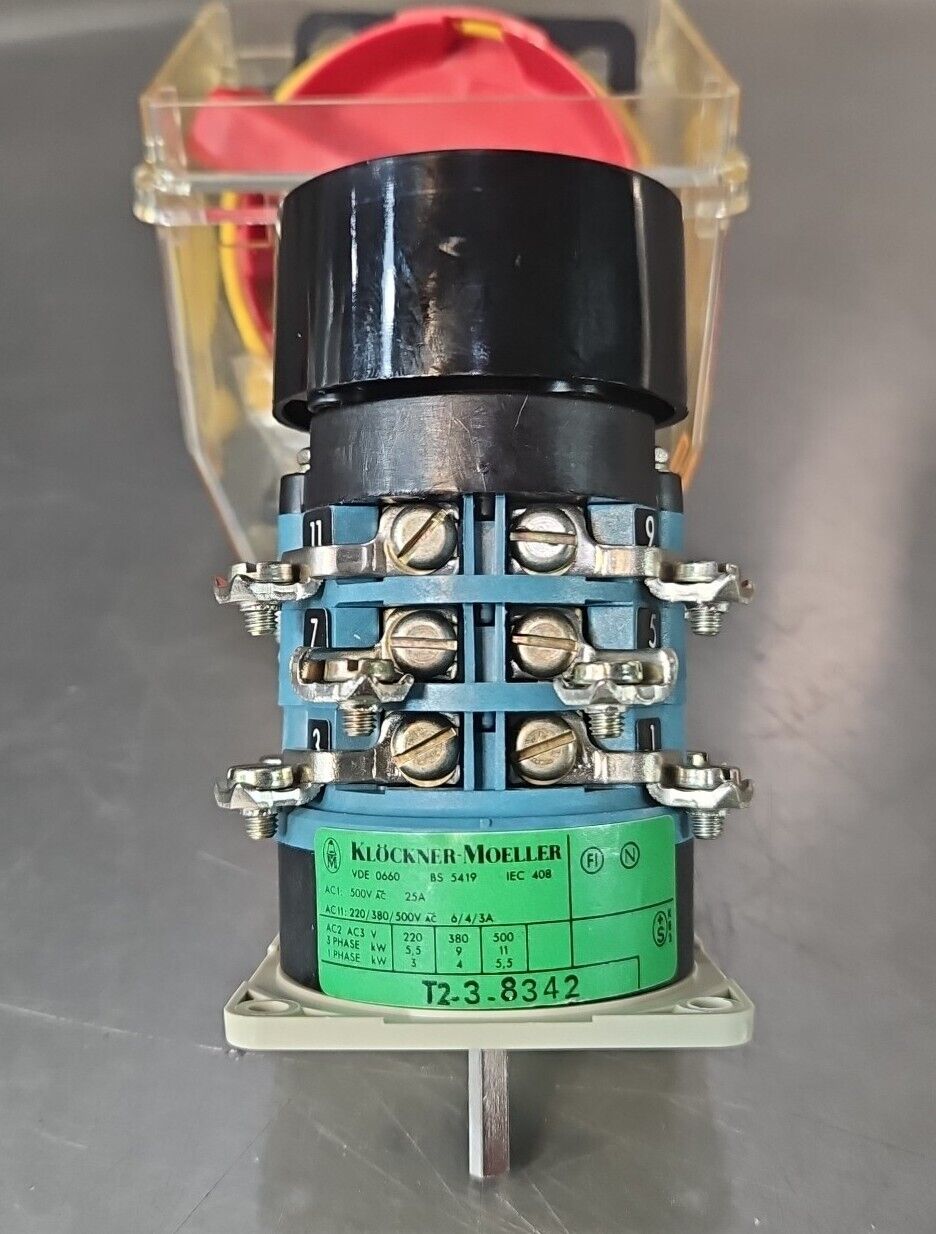 Klockner Moeller T2-3-8342/ea/Svb Main switch        Loc4C29