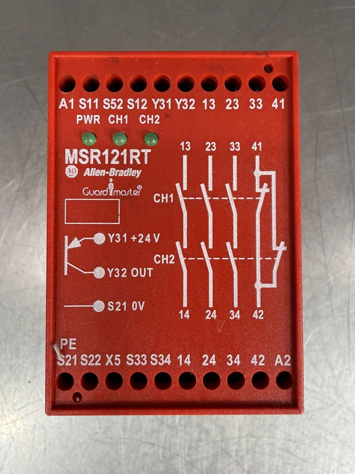 Allen-Bradley 440R-J23102 Safety Relay MSR121RT 24V                (9.3.2)