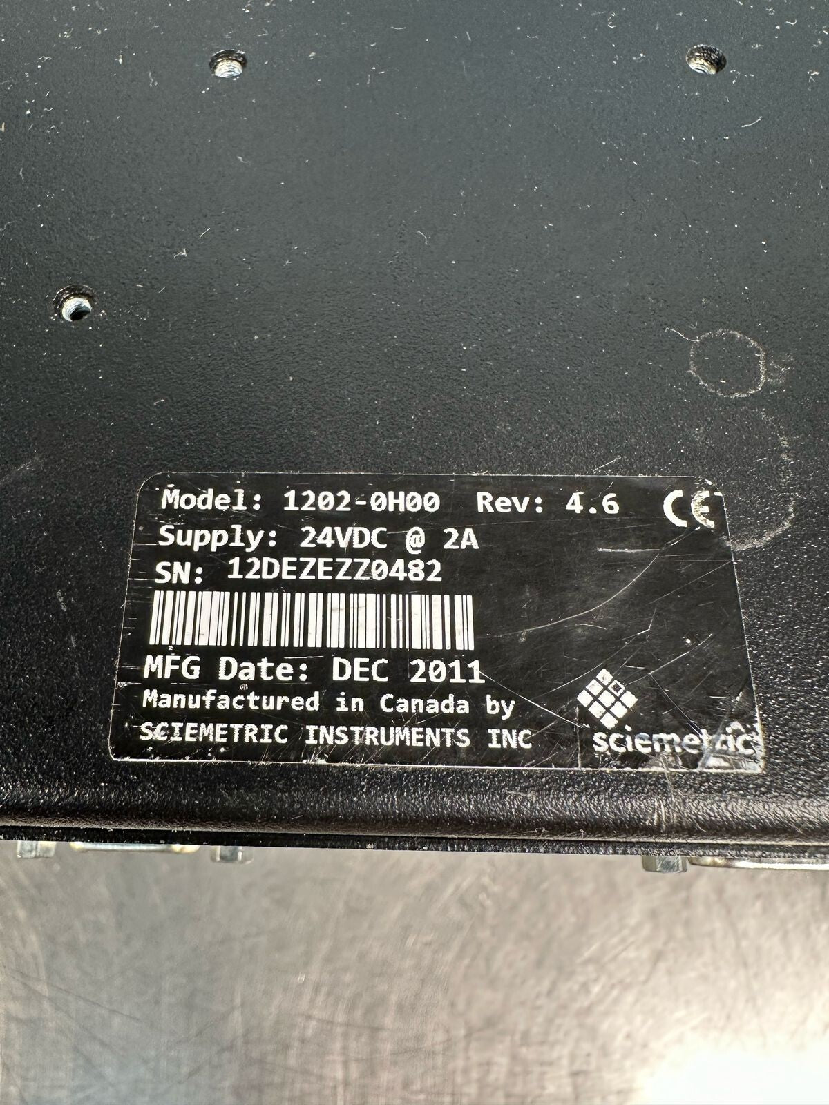 Sciemetric SigPOD 1202-0H00 Modules 24Vdc 2Amp 2-Port Encoder  (7.4.1)