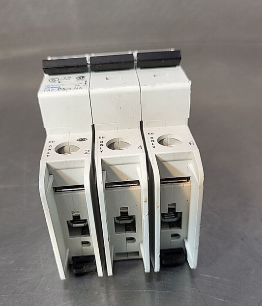 EATON FAZ-D5/3-NA 3 Pole Circuit Breaker  (BIN354)