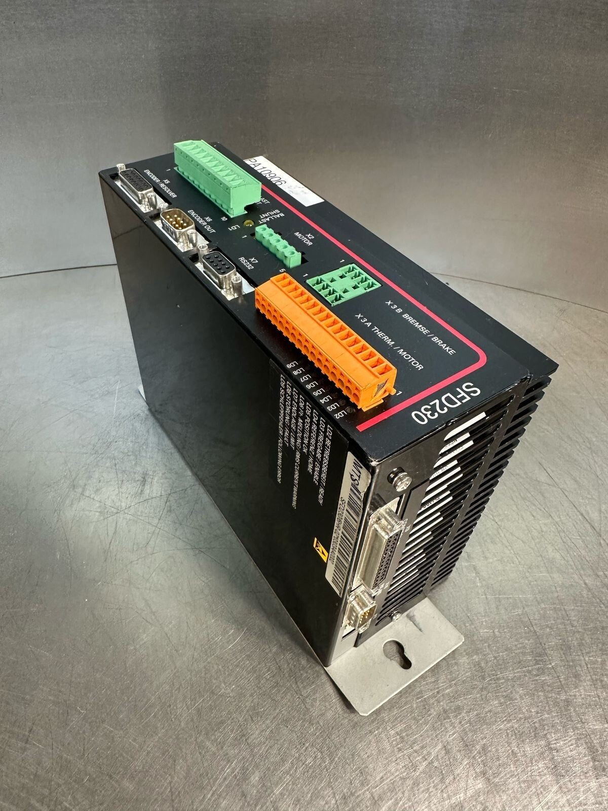 MTS SFD230/6HR servo drive                                         (6.4.3)