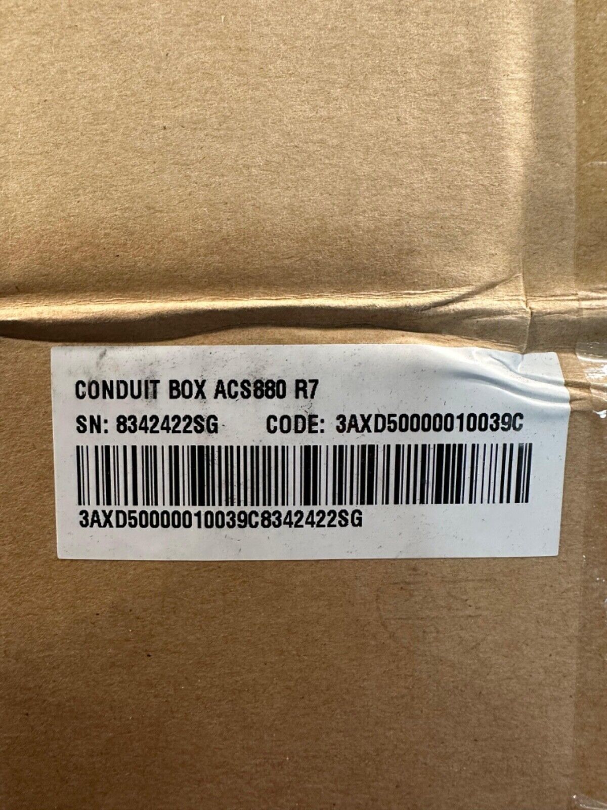 ACS880-R7-3AXD50000010039C Conduit box (1-C1)