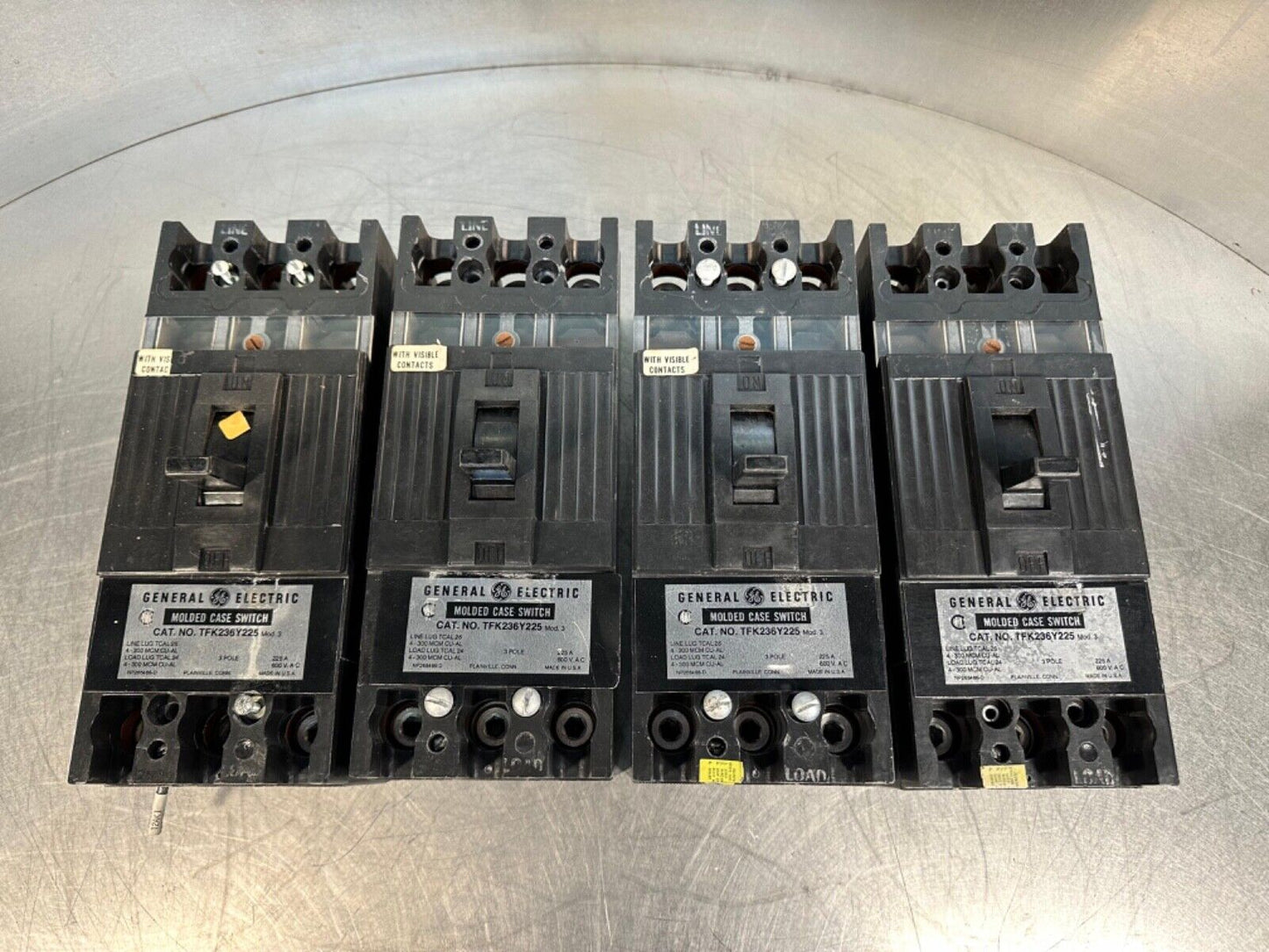 GE General Eletric TFK236Y225 3 Pole 225 Amp 600V (4A-28)
