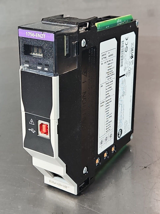 Allen Bradley 1756-EN2T Ser D ControlLogix ENet 10/100 Ethernet Bridge   loc3E38