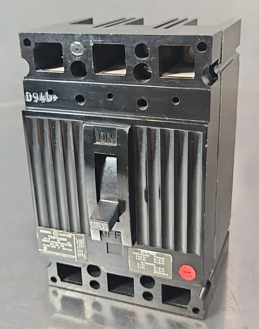 General Electric TEB132090 3 Pole 90A 240VAC Circuit Breaker             loc4C14