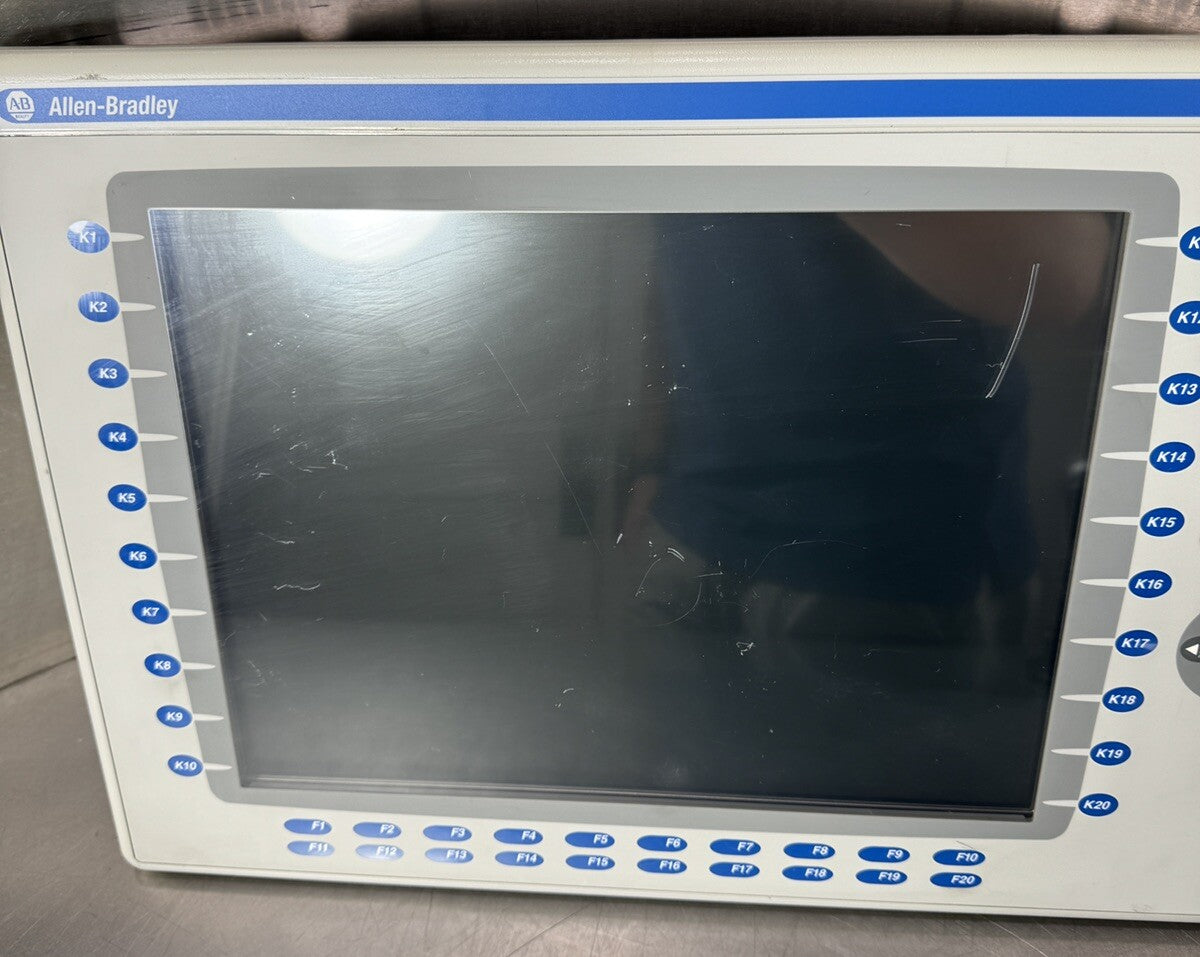 Allen-Bradley 2711P-B15C4D2 Panelview Plus 1500 w/ 2711P-RP2 Logic Module @2.5.5