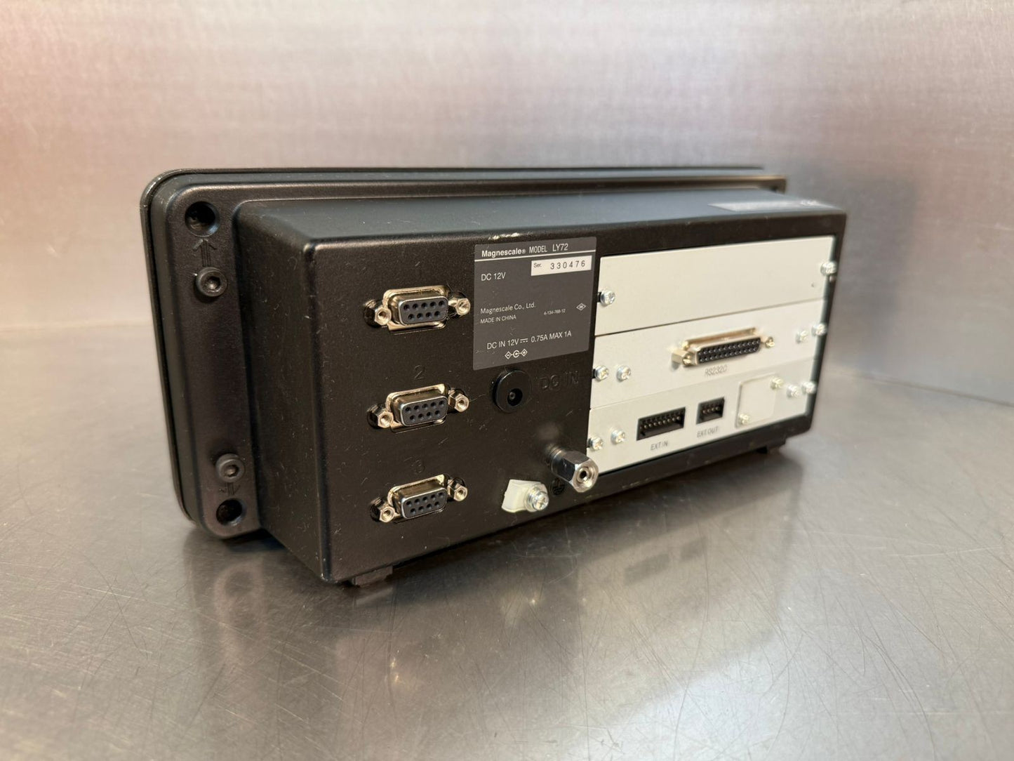 Magnescale LY72  12VDC 0.75A MAX 1A                                (3.4.5)