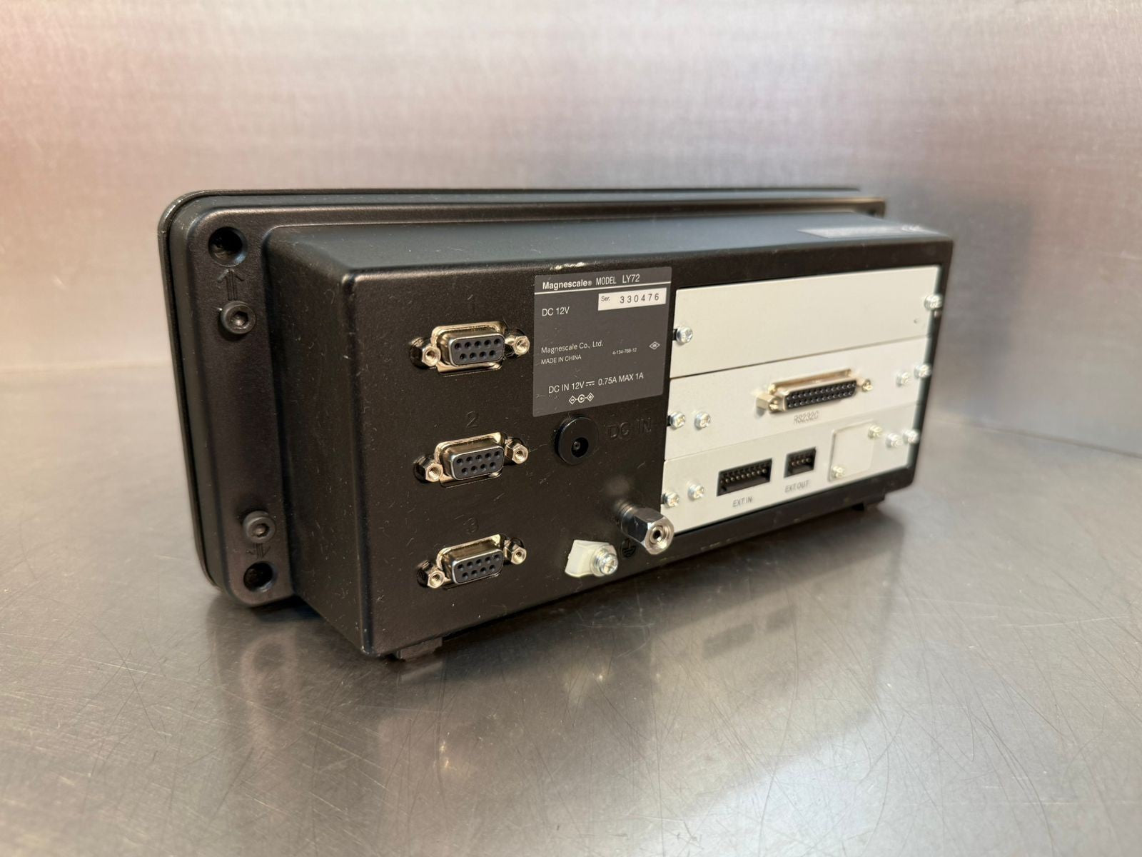 Magnescale LY72  12VDC 0.75A MAX 1A                                (3.4.5)