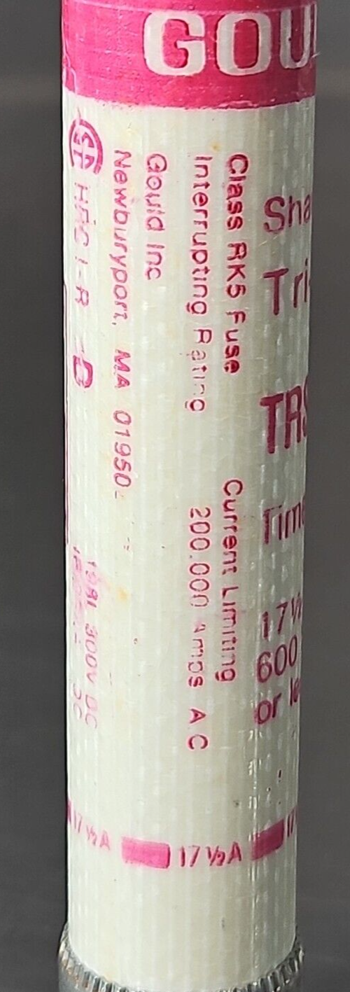 Gould shawmut TRS171/2R Time delay fuse                                 Loc4C27