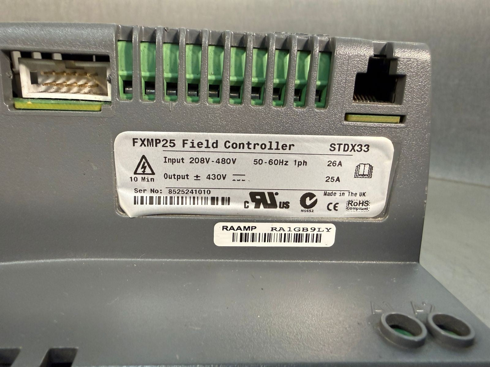 Nidec Control Techniques Fxmp25 Field Control 208V-480V 50-60 1Ph  (5.5.3)