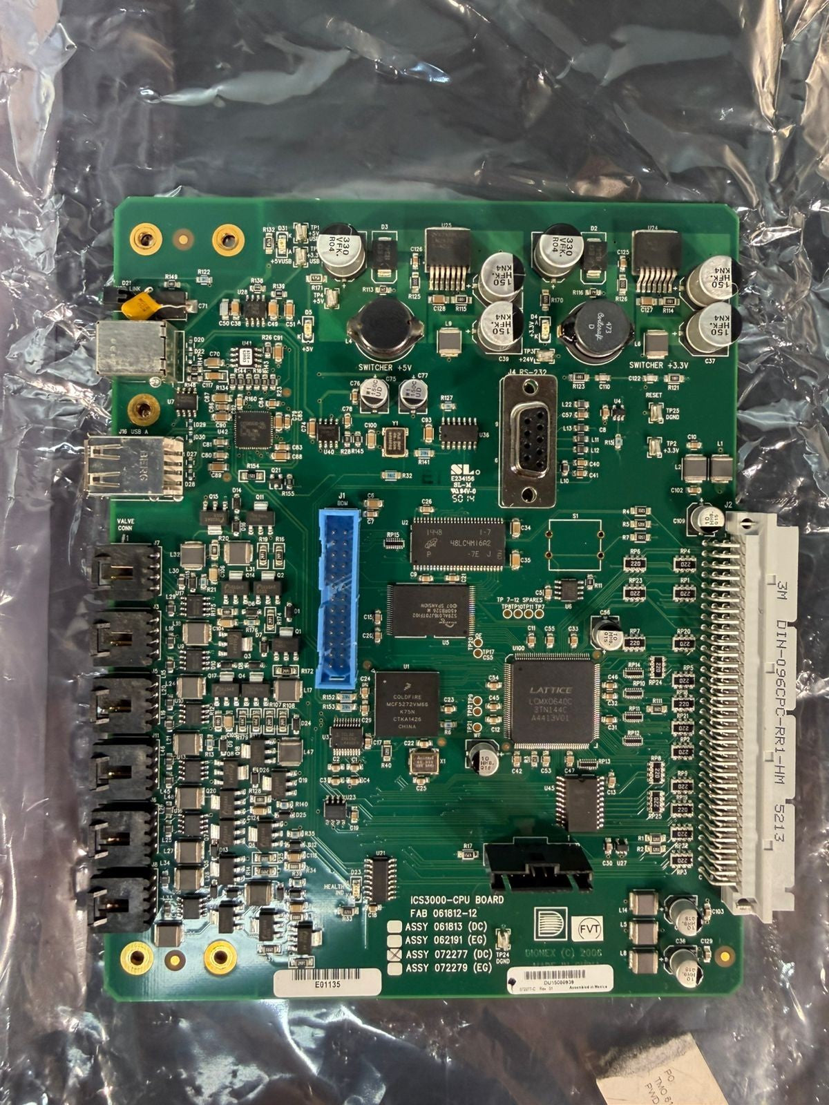 Dionex ICS-3000 CPU Board 072277 Dc                                (4.5.3)