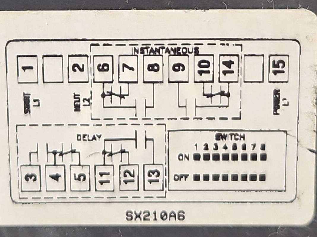 Eagle Signal SX210A6 Microprocessor Based Digital Timer                 (BIN322)